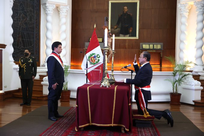 Perú - Ministro Interior - Pedro Castillo