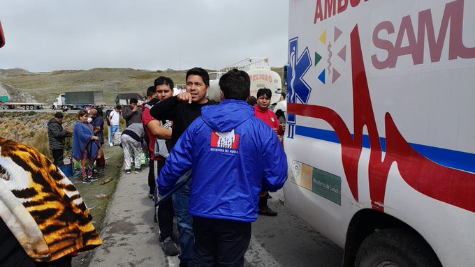 bloqueos - protestas en Perú