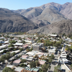 Vista aerea de la comuna Alto del Carmen. FOTO: Corporación Municipal de Turismo de Alto del Carmen