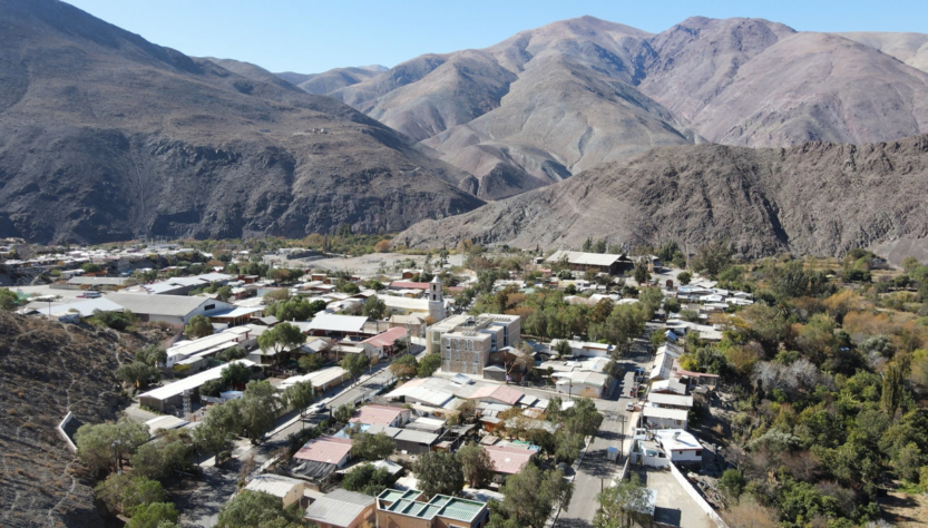 Vista aerea de la comuna Alto del Carmen. FOTO: Corporación Municipal de Turismo de Alto del Carmen