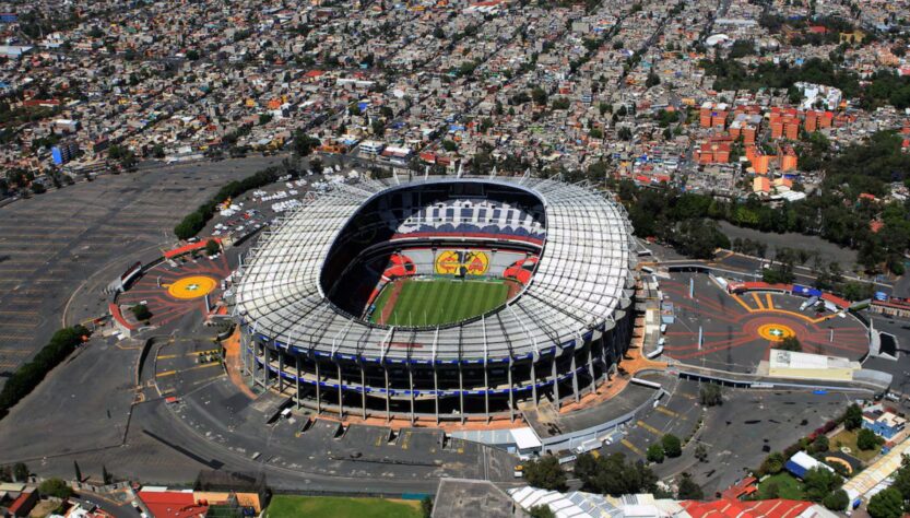 Vista aérea estadio Azteca Mexico. FOTO: Mario Guzmán (EFE)