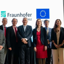 Delegación Fraunhofer Chile y Unión Europea. Minería Chile. FOTO: REPORTE MINERO