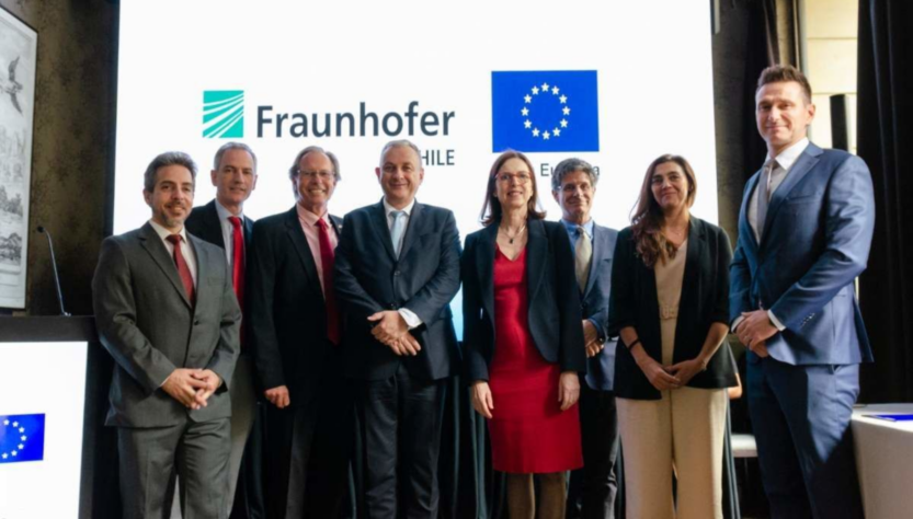 Delegación Fraunhofer Chile y Unión Europea. Minería Chile. FOTO: REPORTE MINERO